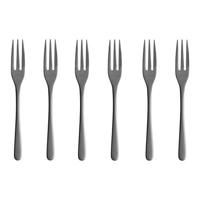 Sambonet Gebaksvorkjes Taste Zwart 6 Stuks