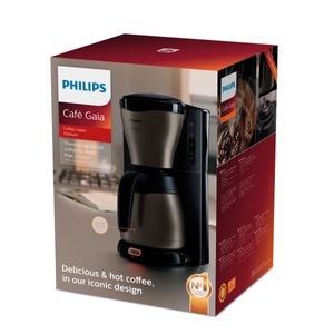 Philips Café Gaia Collection Titanium koffiezetter met thermische kan