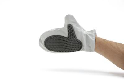 Beeztees Verzorgingshandschoen - Kattenverzorging - Grijs - 25x18x1,5 cm