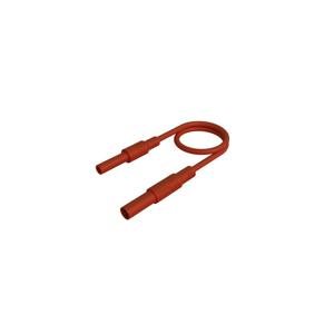 SKS Hirschmann MAL S GG-B 50/2,5 rt Veiligheidsmeetsnoer [4mm-veiligheidsstekker - 4mm-veiligheidsbus] 50 cm Rood 1 stuk(s)