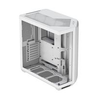 APNX V1 Dual-Chamber ATX Mid-Tower Airflow PC-hoes, panoramische glaspanelen, 10 ventilatorsleuven, 360 mm radiatorondersteuning, hoekinlaat 16 cm x 2 ventilatorbeugel, GPU-montage, kabelbeheer,