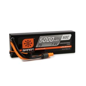 Spektrum 7.4V 5000mAh 2S 50C Smart LiPo accu met IC3 stekker