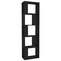 vidaXL Boekenkast/Kamerscherm 45x24x159 cm Spaanplaat Zwart Kamerverdeler Kast