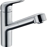 Hansgrohe M42 M427-H150 1-gats keukenkraan m. uittrekbare handdouche m. 120° draaibare uitloop chroom 71814000