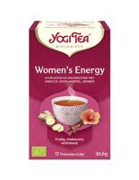 Yogi Tea Women's Energy Bio - Biologische Kruidenthee met Hibiscus, Ginseng en Gember voor Vitaliteit en Energie