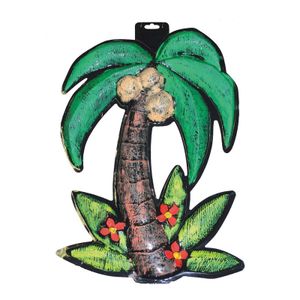 Hawaii wanddecoratie palmboom 50 cm van plastic