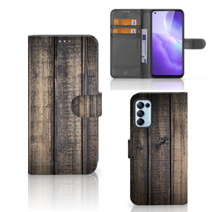 OPPO Find X3 Lite Book Style Case Steigerhout