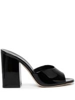 Paris Texas mules en cuir verni - Noir - thumbnail