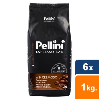 Pellini - Espresso Bar N. 9 Cremoso Bonen - 6x 1 kg