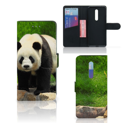 Xiaomi Mi 9T Pro Telefoonhoesje met Pasjes Panda Xiaomi Mi 9T Pro Telefoonhoesje met Pasjes Panda
