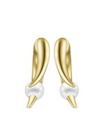 TASAKI boucles d'oreilles Collection Line Danger Horn Plus en or 18ct - thumbnail