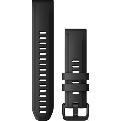 Garmin Siliconen Bandje Zwart L 20mm