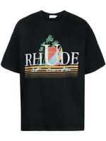 RHUDE t-shirt à imprimé graphique - Noir - thumbnail