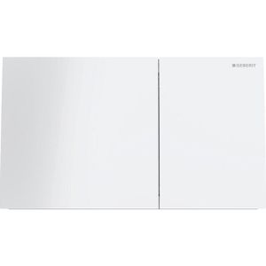 Geberit Sigma70 bedieningsplaat - 2 toets - wit glans 115.622.si.1