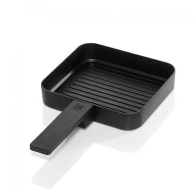 WMF 0415170011 Tafelgrill Elektrisch Met handmatige temperatuursinstelling Zwart, Zilver