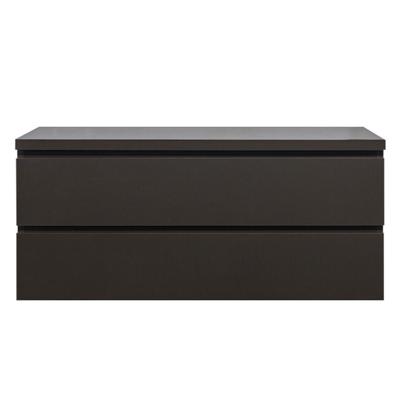 Badkamermeubel Callisto Diamond Hangend 120x50x48cm Mat Grijs 2 Lades Softclose Greeploos Topblad Zonder Kraangat Badkamermeubel Callisto Diamond Hangend 120x50x48cm Mat Grijs 2 Lades Softclose Greeploos Topblad Zonder Kraangat