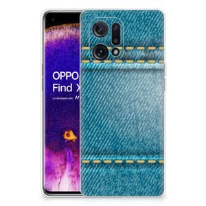 OPPO Find X5 Silicone Back Cover Jeans