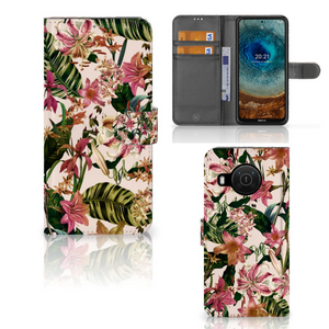 Nokia X10 | Nokia X20 Hoesje Flowers