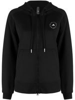 adidas by Stella McCartney hoodie zippé à logo imprimé - Noir