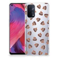 TPU bumper voor OPPO A74 5G | A54 5G Poep Emojis - thumbnail