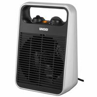 Unold 86106 electrische verwarming Binnen Zwart, Zilver 2000 W Ventilator elektrisch verwarmingstoestel