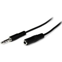 StarTech.com 2 m slanke 3,5 mm stereo-audioverlengkabel M/F - thumbnail