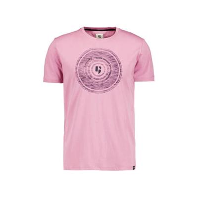 Garcia T-shirt met printopdruk roze
