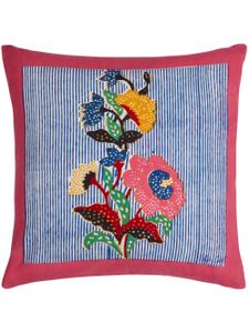 Lisa Corti housse de coussin Indonesian en coton (45 cm x 45 cm) - Rose