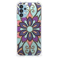 Samsung Galaxy A13 (4G) Case Purple Flower - thumbnail