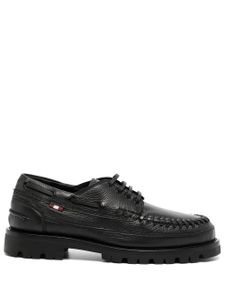 Bally derbies en cuir à semelle crantée - Noir