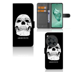 Telefoonhoesje met Naam OnePlus 12 Skull Eyes