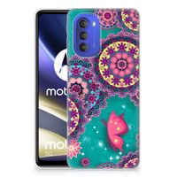 Motorola Moto G51 5G Hoesje maken Cirkels en Vlinders - thumbnail