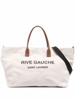 Saint Laurent grand sac cabas Rive Gauche - Tons neutres - thumbnail