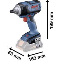 Bosch Professional GDS 18V-300 06019D8200 Accu-draaislagmoeraanzetter 300 Nm 18 V Zonder accu - thumbnail