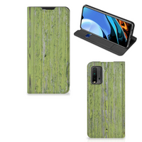 Xiaomi Poco M3 | Redmi 9T Book Wallet Case Green Wood - thumbnail