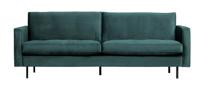 BePureHome Bank 'Rodeo' 2,5-zits, Velvet, kleur Teal