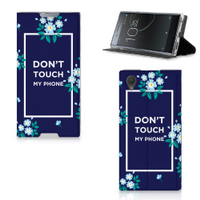 Sony Xperia L1 Design Case Flowers Blue DTMP