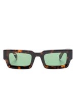 Off-White Eyewear lunettes de soleil Lecce à monture rectangulaire - Marron