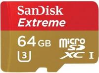 SanDisk Geheugenkaart Extreme MicroSDXC 64GB met SD Adapter