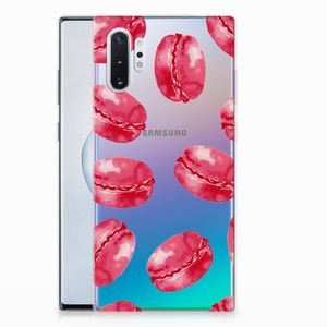 Samsung Galaxy Note 10 Plus Siliconen Case Pink Macarons