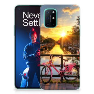 OnePlus 8T Siliconen Back Cover Amsterdamse Grachten