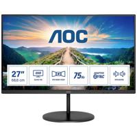 AOC Q27V4EA LED-monitor Energielabel F (A - G) 68.6 cm (27 inch) 2560 x 1440 Pixel 16:9 4 ms HDMI, DisplayPort, Hoofdtelefoon (3.5 mm jackplug) IPS LCD - thumbnail