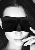 Satin Curvy Eye Mask - With Elastic Straps - thumbnail