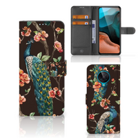 Xiaomi Poco F2 Pro Telefoonhoesje met Pasjes Pauw met Bloemen