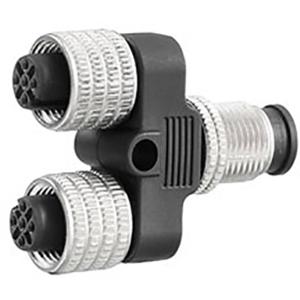 Weidmüller 1515140000 Sensor/actuator verdeler en adapter M12 Aantal polen: 5 Adapter, Y-vorm 1 stuk(s)