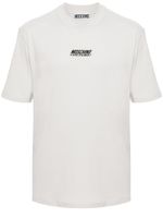 Moschino logo-print cotton T-shirt - Gris