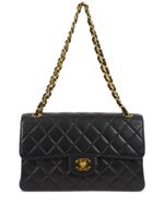 CHANEL Pre-Owned sac porté épaule Double Sided Classic Flap (1995) - Noir