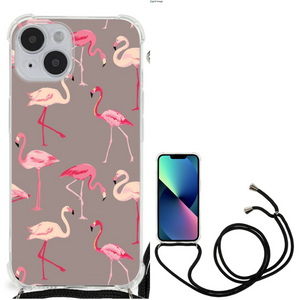 iPhone 14 Case Anti-shock Flamingo