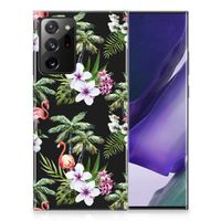 Samsung Galaxy Note20 Ultra TPU Hoesje Flamingo Palms - thumbnail