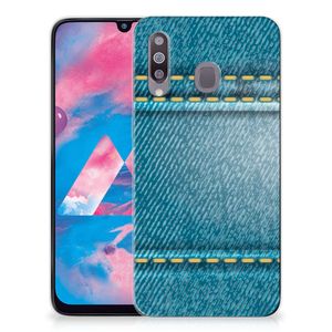 Samsung Galaxy M30 Silicone Back Cover Jeans